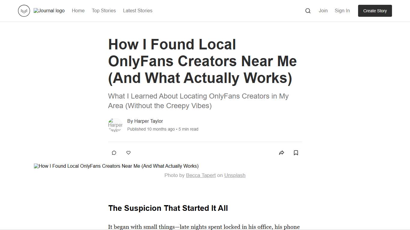 How I Found Local OnlyFans Creators Near Me (And What Actually Works) Journal